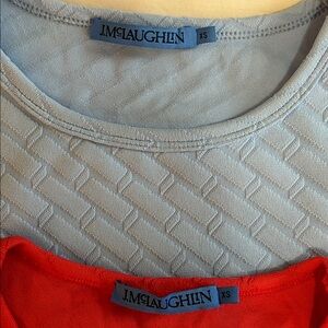 J.McLaughlin Jacquard Allie Crewneck Tees-Bundled!